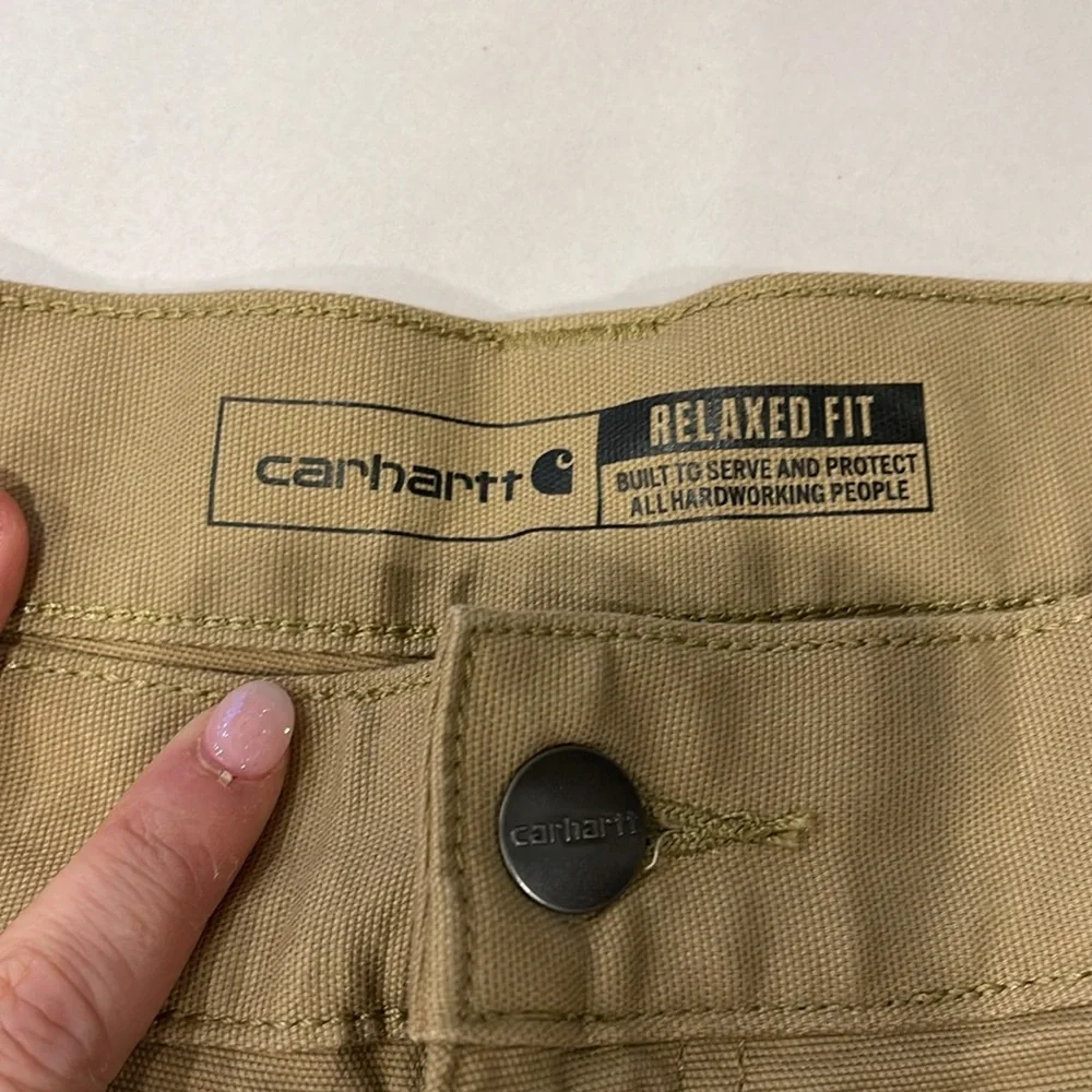 Carhartt Men’s Cargo Shorts 48 Tan Relaxed Fit Rugged Flex Utility Work 2023